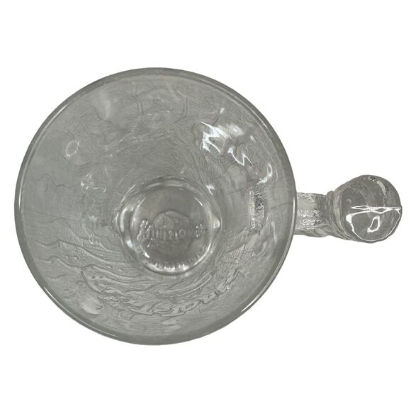 McDonald's 1993 FLINTSTONES "RocDonalds" Frosted Glass “Mammoth Mug” Coffee - Picture 11 of 11